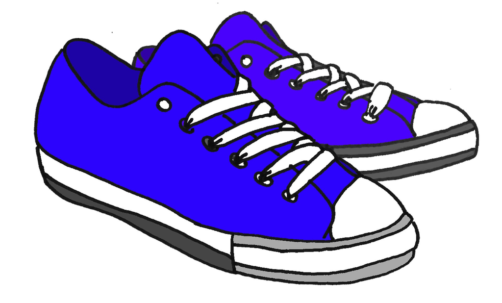 gym shoe clipart